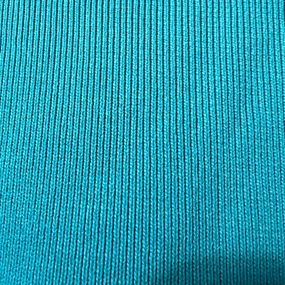 Turquoise Rib Knit Sweater by VENINI SZ M NWOT - Picture 5 of 9